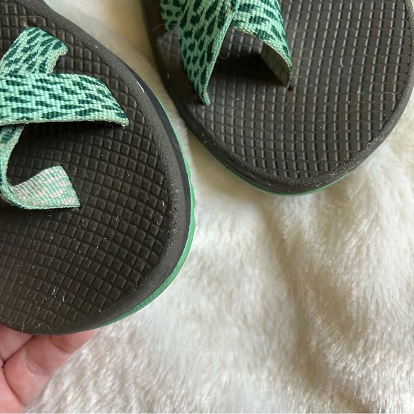 Chaco z/cloud 2 tidal katydid blue green strap sandals womens 9 - Picture 3 of 9